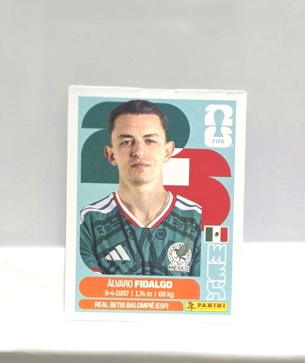 Panini FIFA World Cup 2026 Update Set USA Sticker Alvaro Fidalgo Mexico